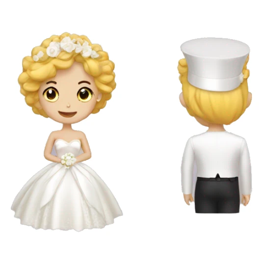 Chat costume de marié  sticker