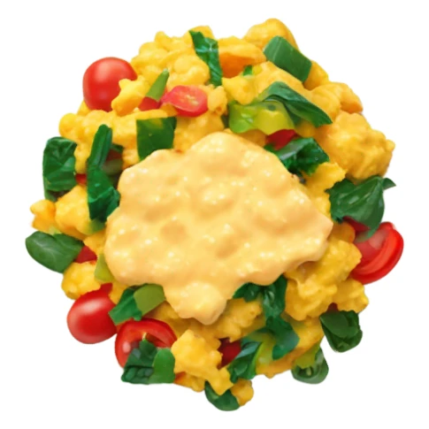 Eggs with vegetables  sticker