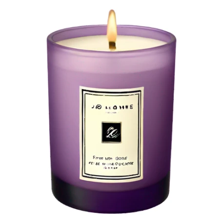 Jo malone candle light purple sticker