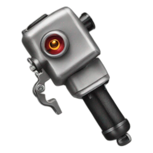 tattoo machine in the strong man hands sticker