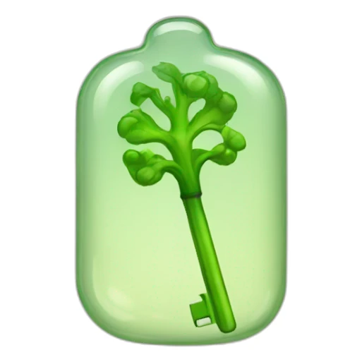 organic-glass-key sticker