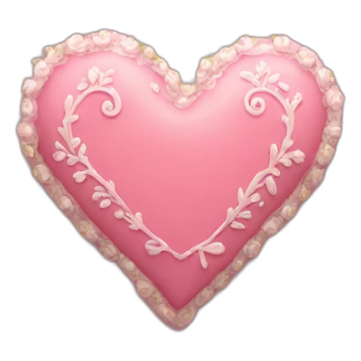 decorated heart sticker