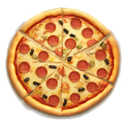 Pizza at the beach sticker