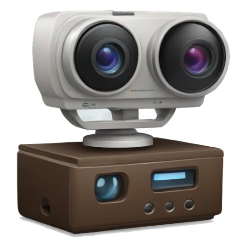 video recorder with question mark sticker