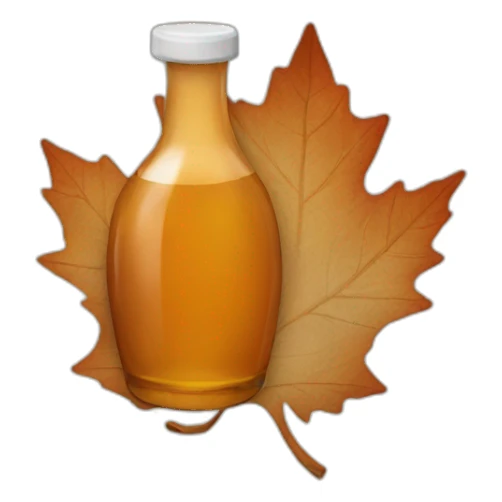 maple sirup sticker