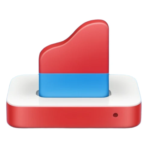 Create a modern, clean vector illustration of the Deezer app icon, designed in a smooth flat + soft 3D illustration style.
The icon should be placed inside a rounded square app icon shape, centered perfectly.


 sticker