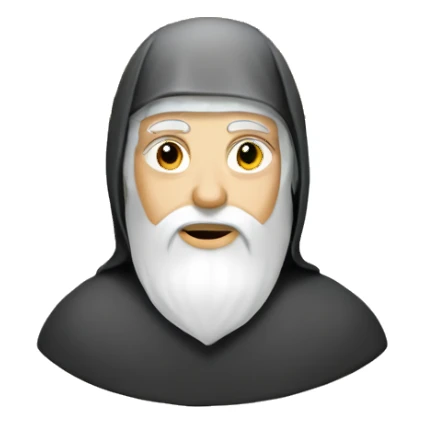 Monastary with orthodox cross sticker