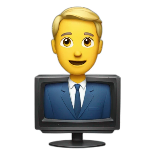 TV broadcast sticker