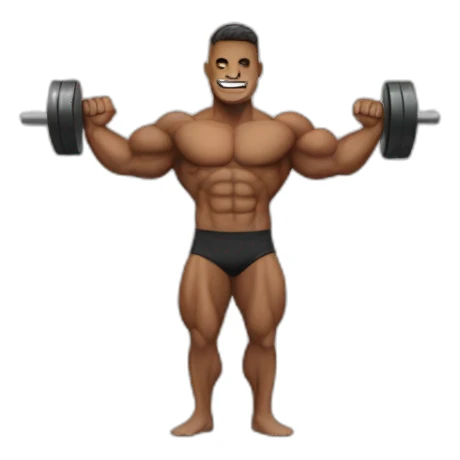 body building sticker