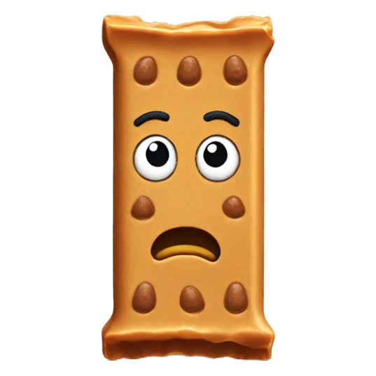 sad protein bar  sticker