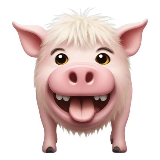 Half pig half dog sticker