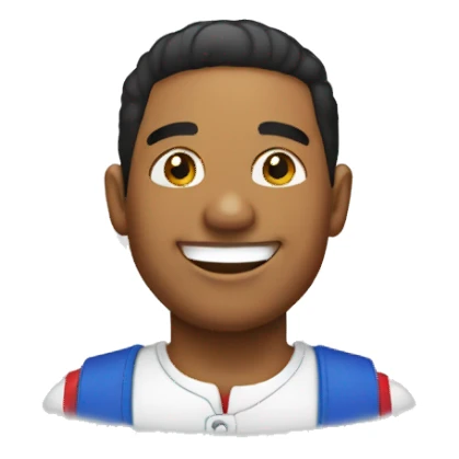 happy dominican guy sticker