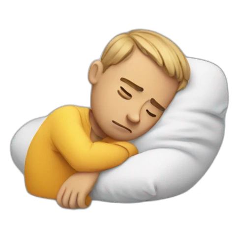very tired emoji sticker