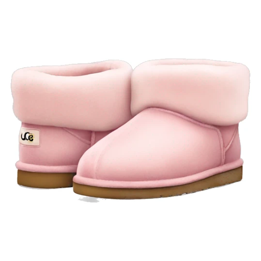 light pink ugg slippers  sticker