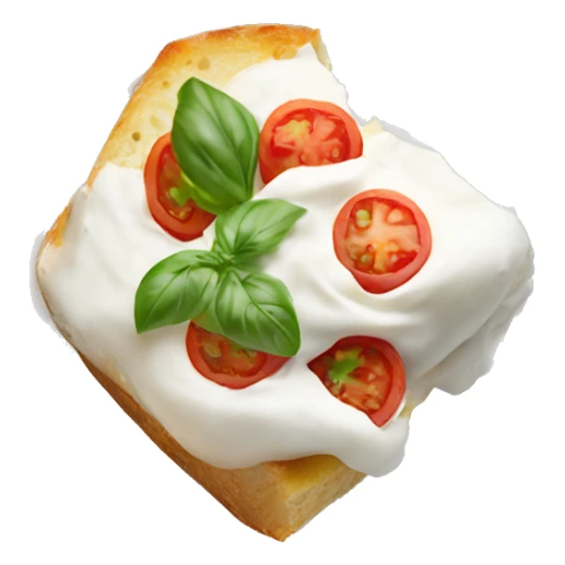 le fromage burrata avec des tomates  sticker