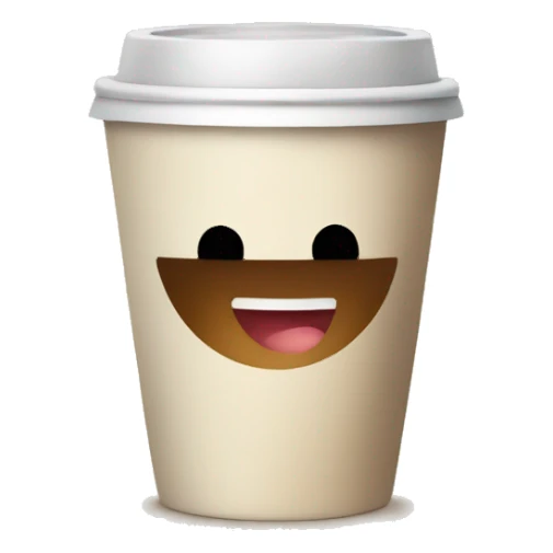 coffee cup happy sticker