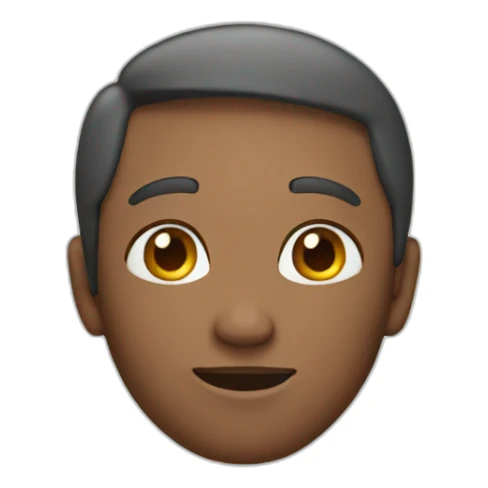 man with apple sticker