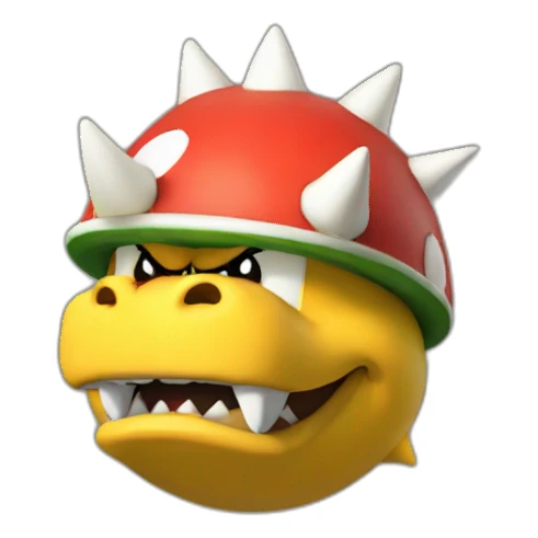 MARIO BOWSER  UELLOW sticker
