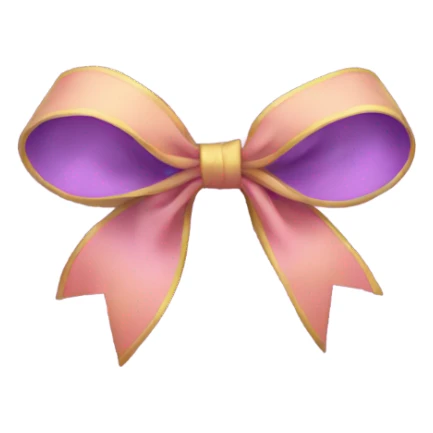 Aesthetic bow sticker