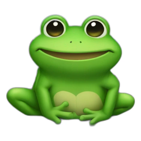 Une grenouille dans un train sticker