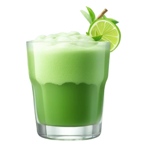 aesthetic cold matcha drink sticker