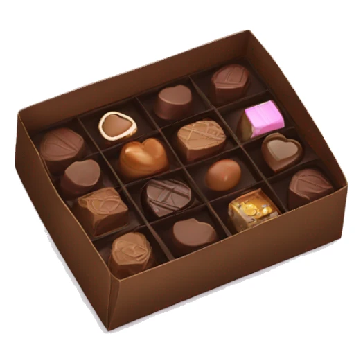 box of chocolates  sticker