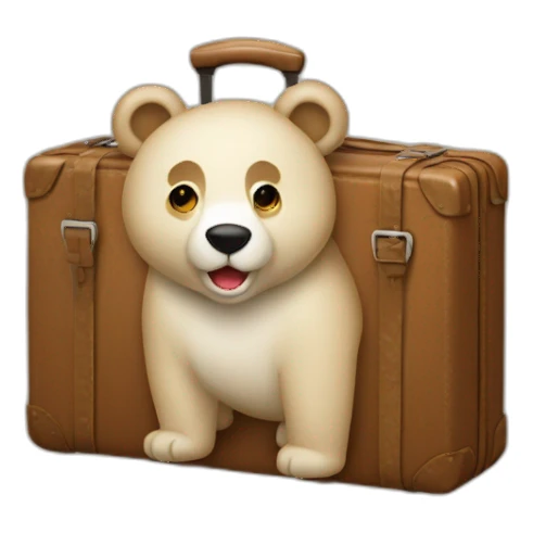 Bär-mit-Koffer sticker