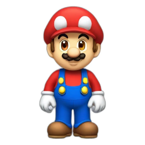 Mario avec bonnet rouge sticker