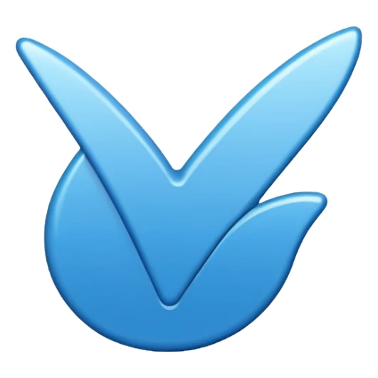 Verificación azul tiktok  sticker