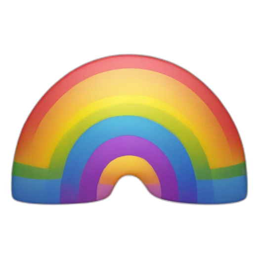 gay rainbow heaart sticker