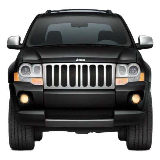 2008 Black Jeep grand Cherokee  sticker