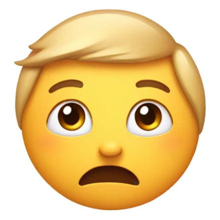 Emoji blushing and being shy  sticker