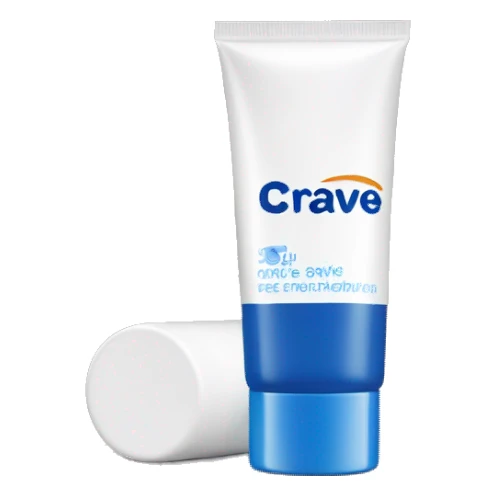 eye cream bottle with label cerave style  sticker