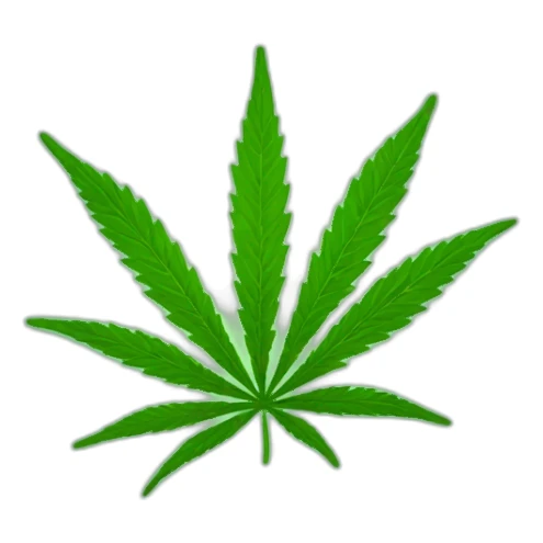Cannabis bud sticker