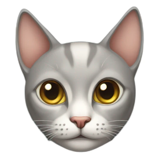 skinny cat sticker
