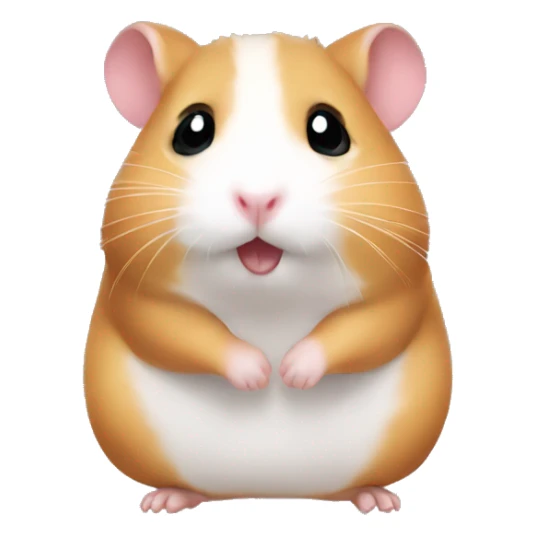 Im just a girl hamster sticker