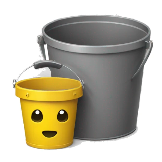 hot rivets in a yellow bucket sticker