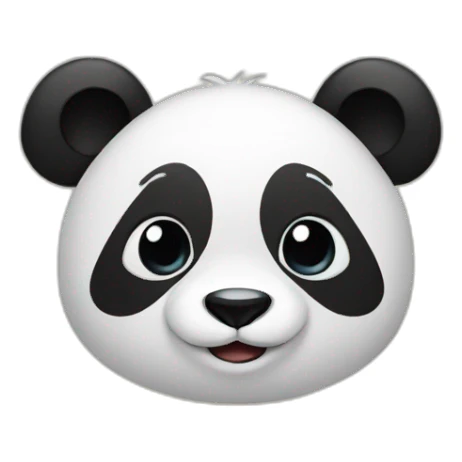 Panda stars  sticker