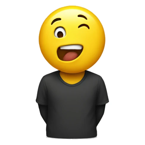 yellow emoji no body excited  sticker