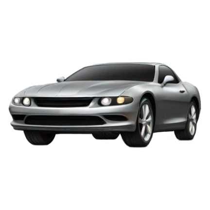 car driving fast sticker