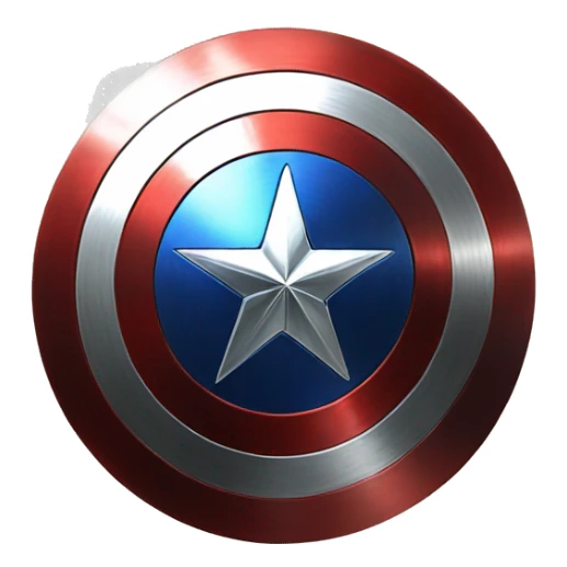 captain america shield with META logo replacing the star  sticker