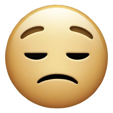 Sad emoji with a butt sticker