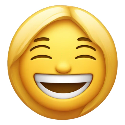 person laughing with sunrise sticker