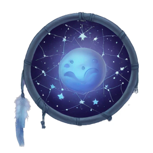 moon-and-stars-dreamcatcher sticker