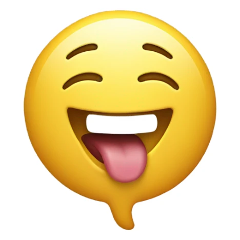 person sticking tongue out sticker