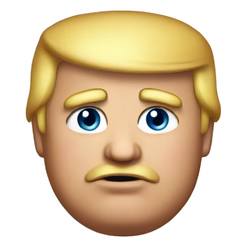 fat donald trump sticker