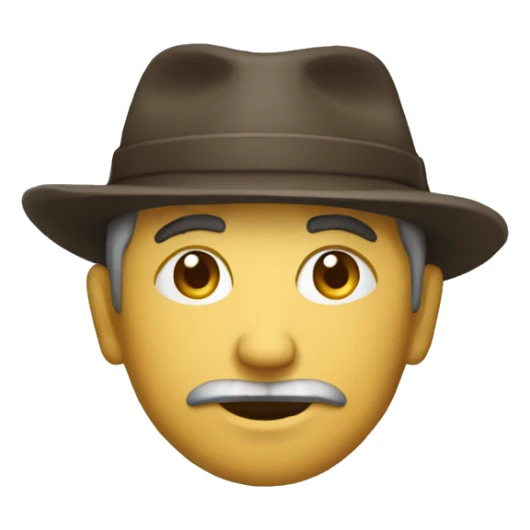 un homme avec une calvisi sticker