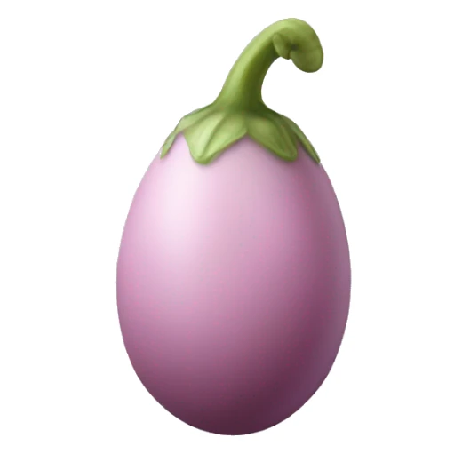 Baby pink egg plant  sticker