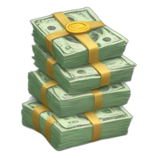 money stack sticker