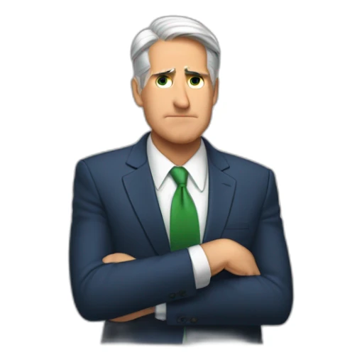 Kevin McCarthy doing the Loser pose with his hand sticker